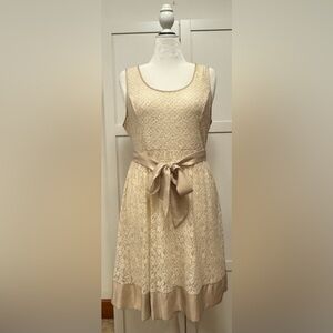 A’reve Sleeveless Embellished Lace Dress